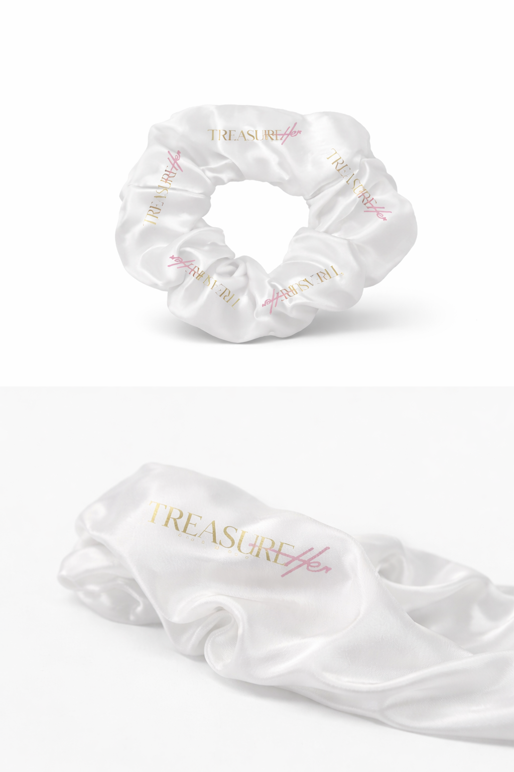 TreasureHer Luxury Satin Scrunchie